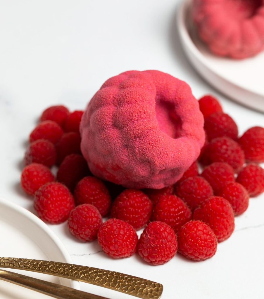 Framboise trompe l'oeil